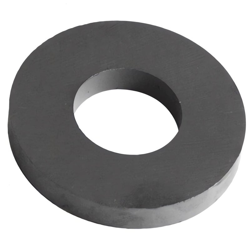 Burnur Ceramic Ferrite Ring Magnets OD3.54 x ID2.36" x 0.5" Thick Grade 12 Heavy Duty Magnet - for Crafts, Science and Hobbies - 1 Pieces - Image 1